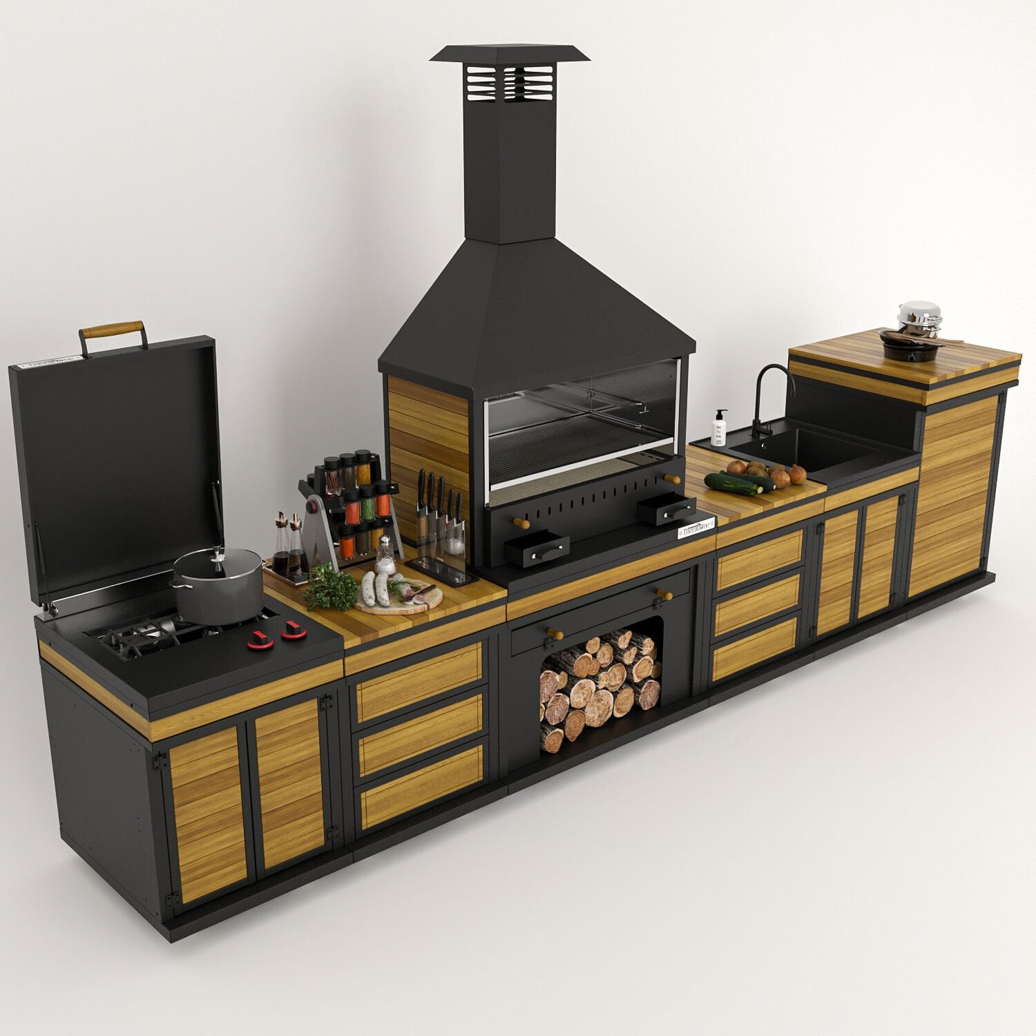 Anka Long Plus Barbekü 40*80*421