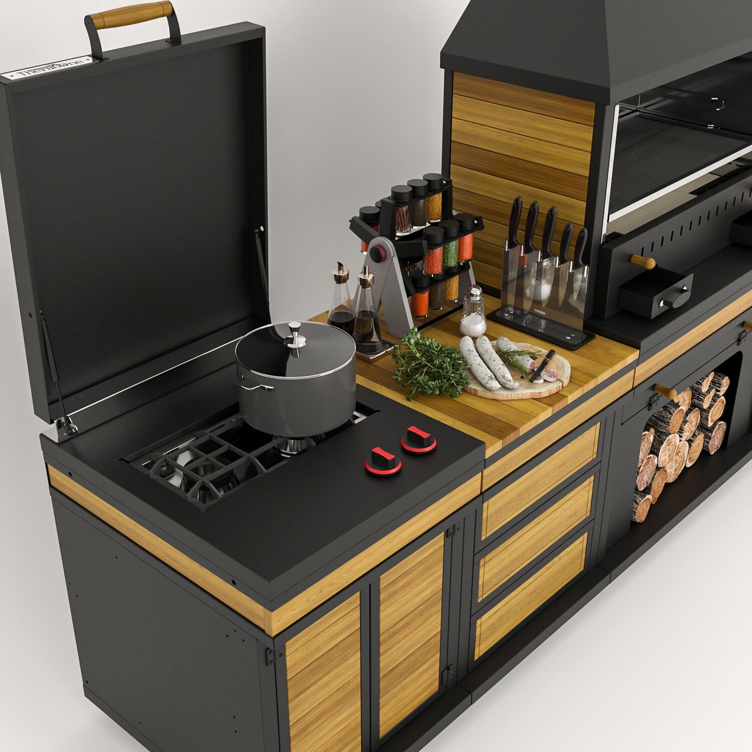 Anka Long Plus Barbekü 40*80*421