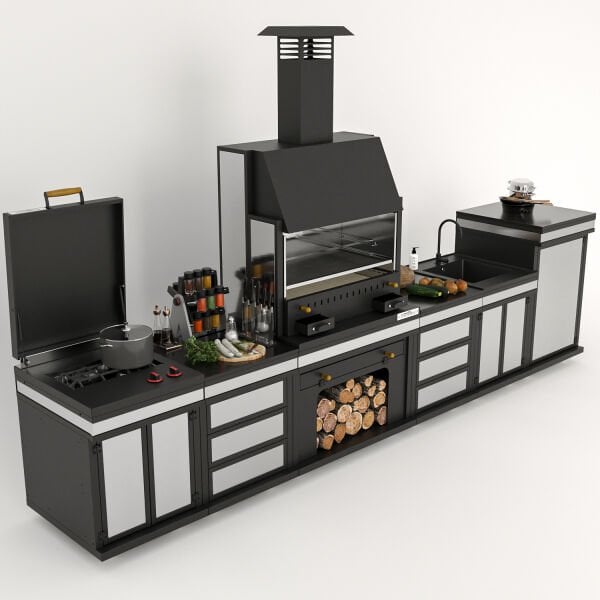 Simurg Long Plus Barbekü 40*80*414