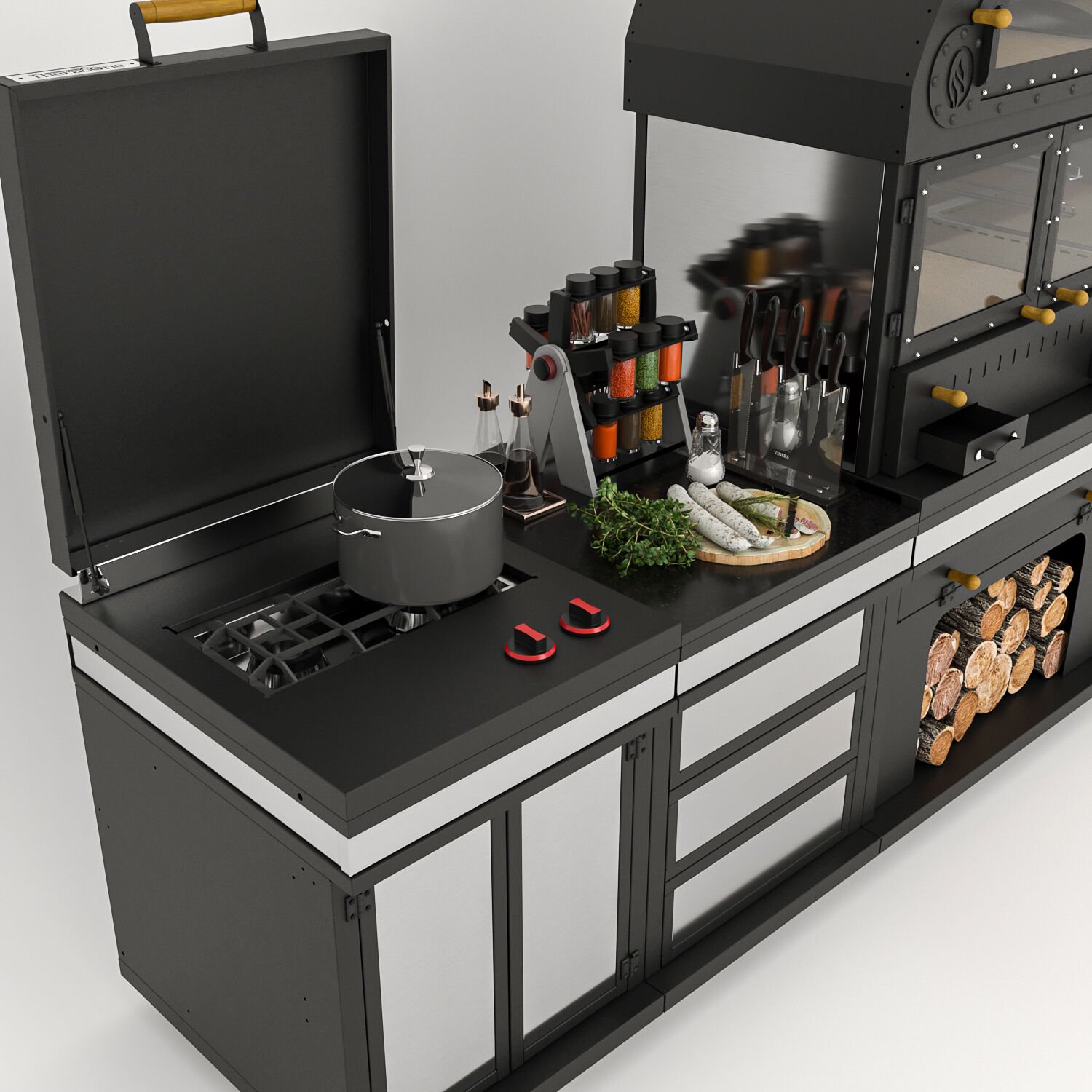 Feniks Modern Long Plus Barbekü 50*80*421