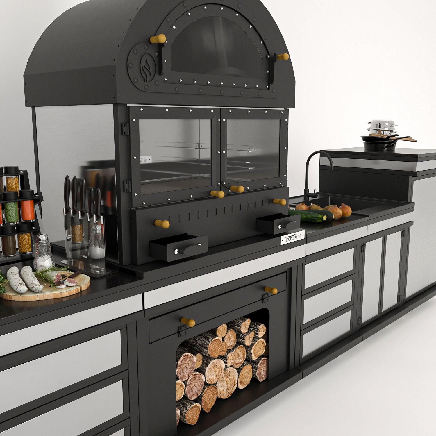 Feniks Modern Long Plus Barbekü 50*80*421
