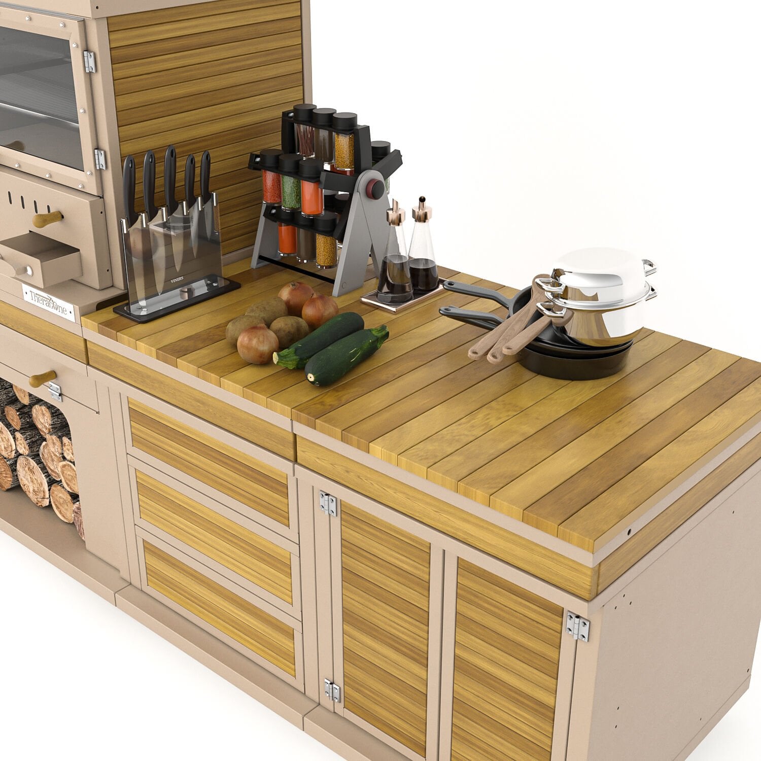 Feniks Naturel Cool Barbekü 50*80*222