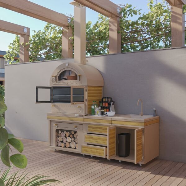 Feniks Naturel Cool Chef Barbekü 50*80*222