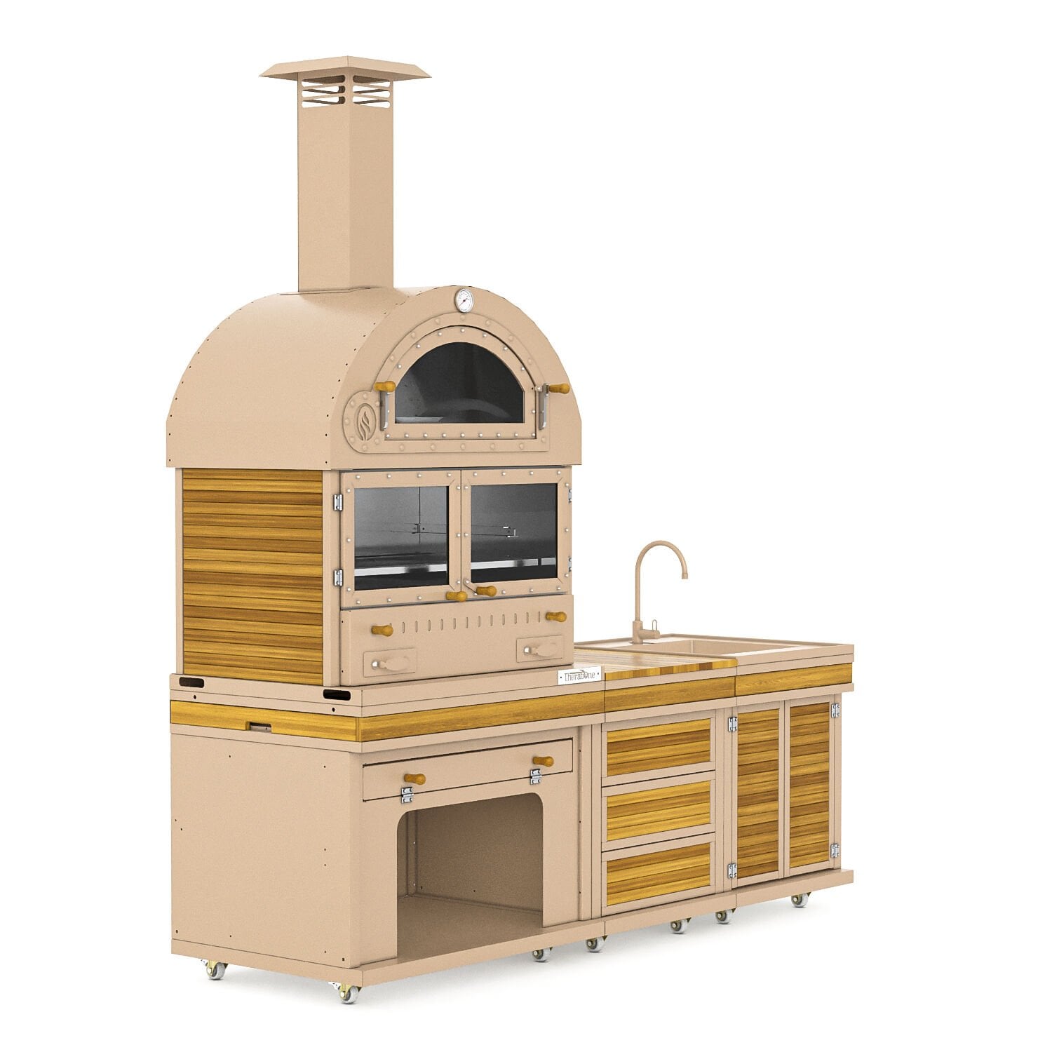 Feniks Naturel Cool Chef Barbekü 50*80*222