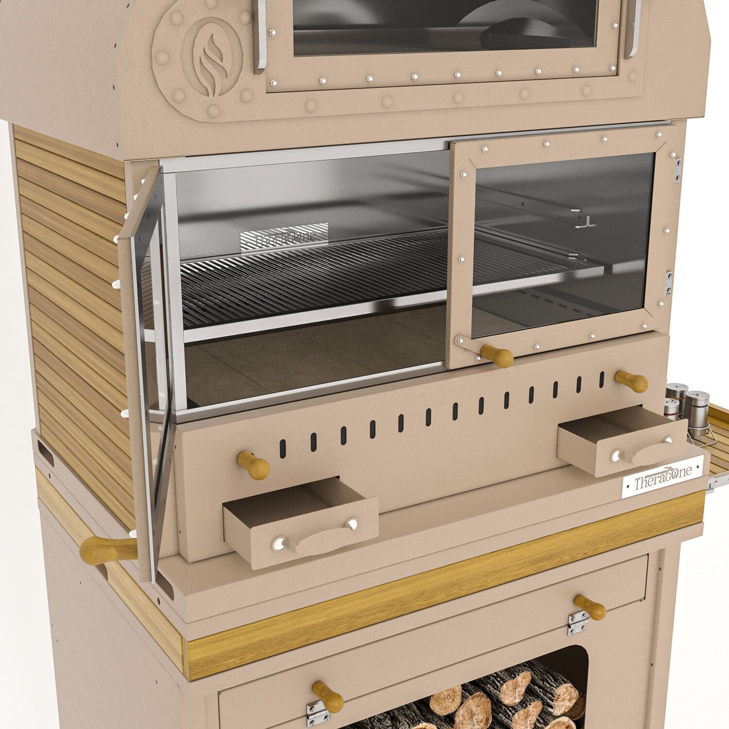 Feniks Naturel Long Barbekü 50*80*284
