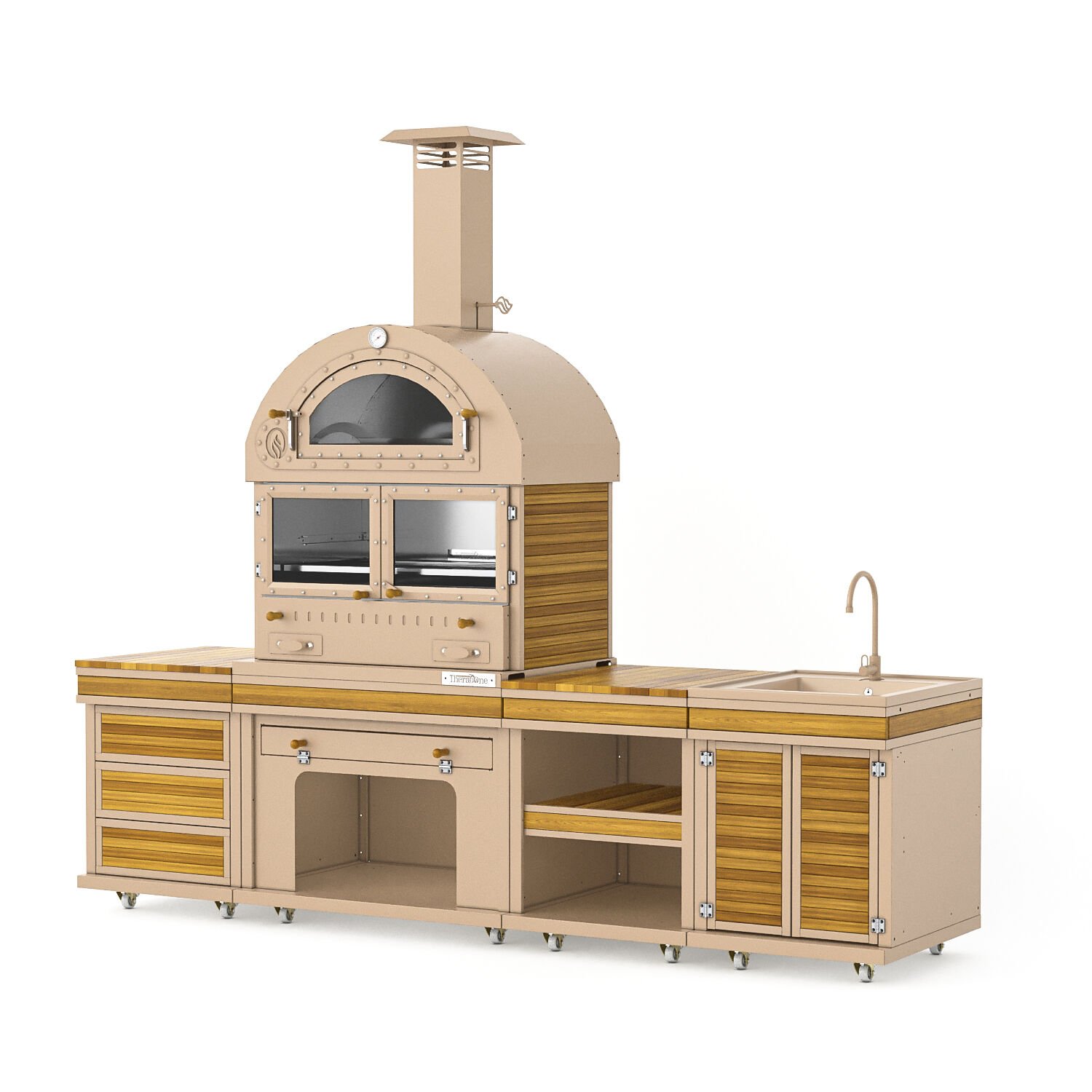 Feniks Naturel Long Chef Barbekü 50*80*284