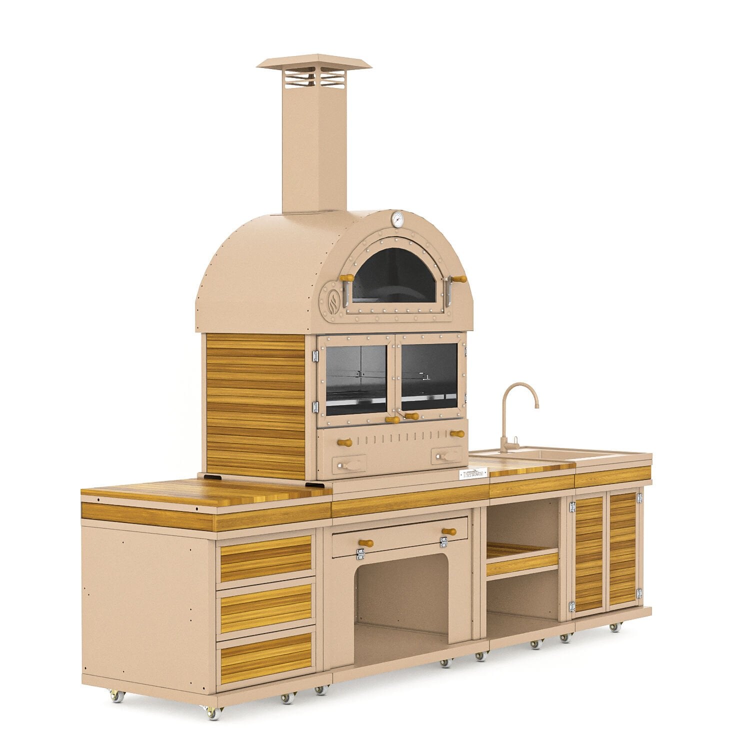 Feniks Naturel Long Chef Barbekü 50*80*284