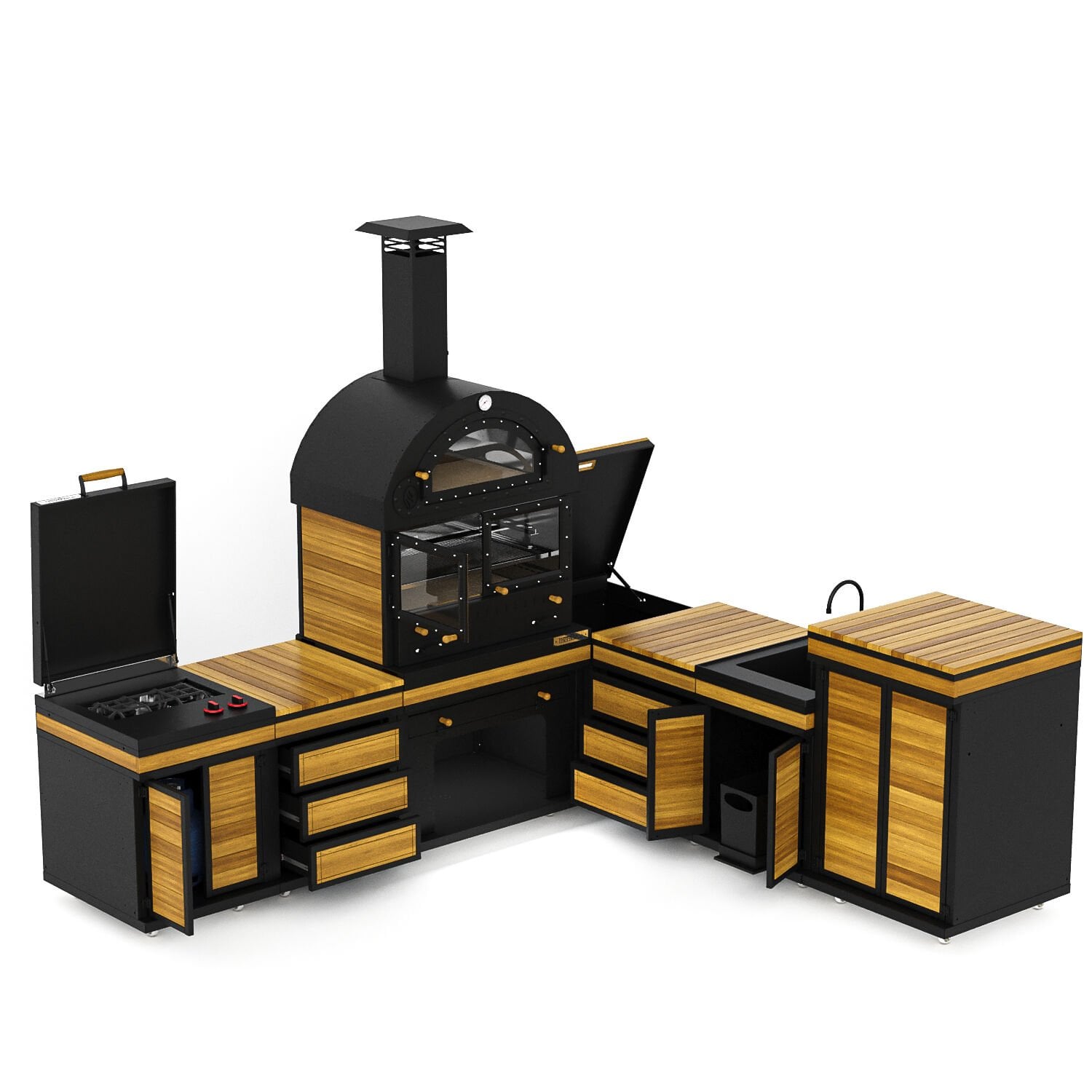 Feniks Köşe Plus Barbekü 50*80*493