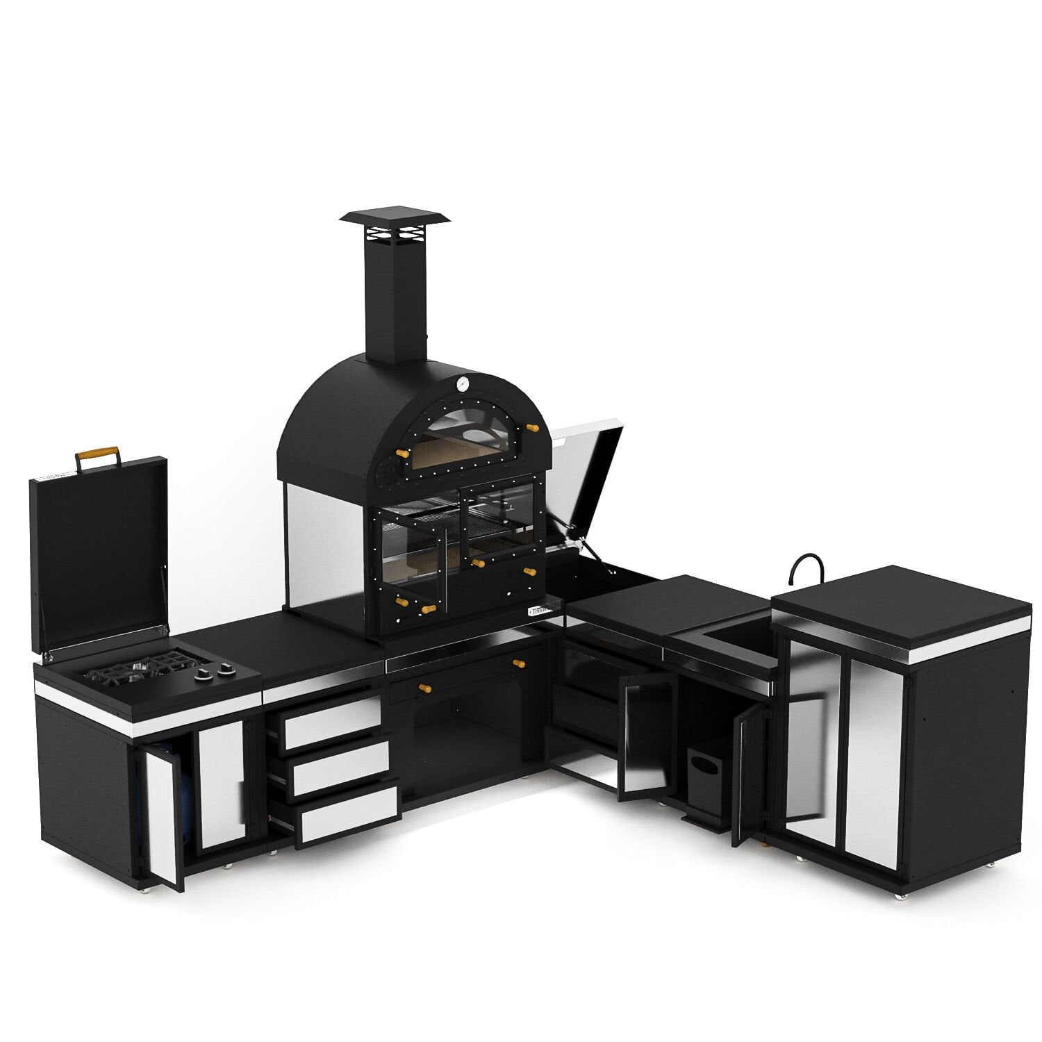 Feniks Modern Köşe Plus Barbekü 50*80*493