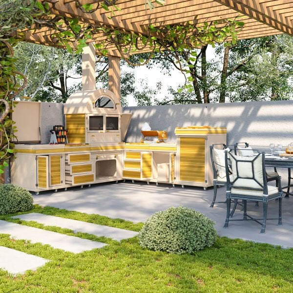 Feniks Natürel Köşe Plus Barbekü 50*80*486