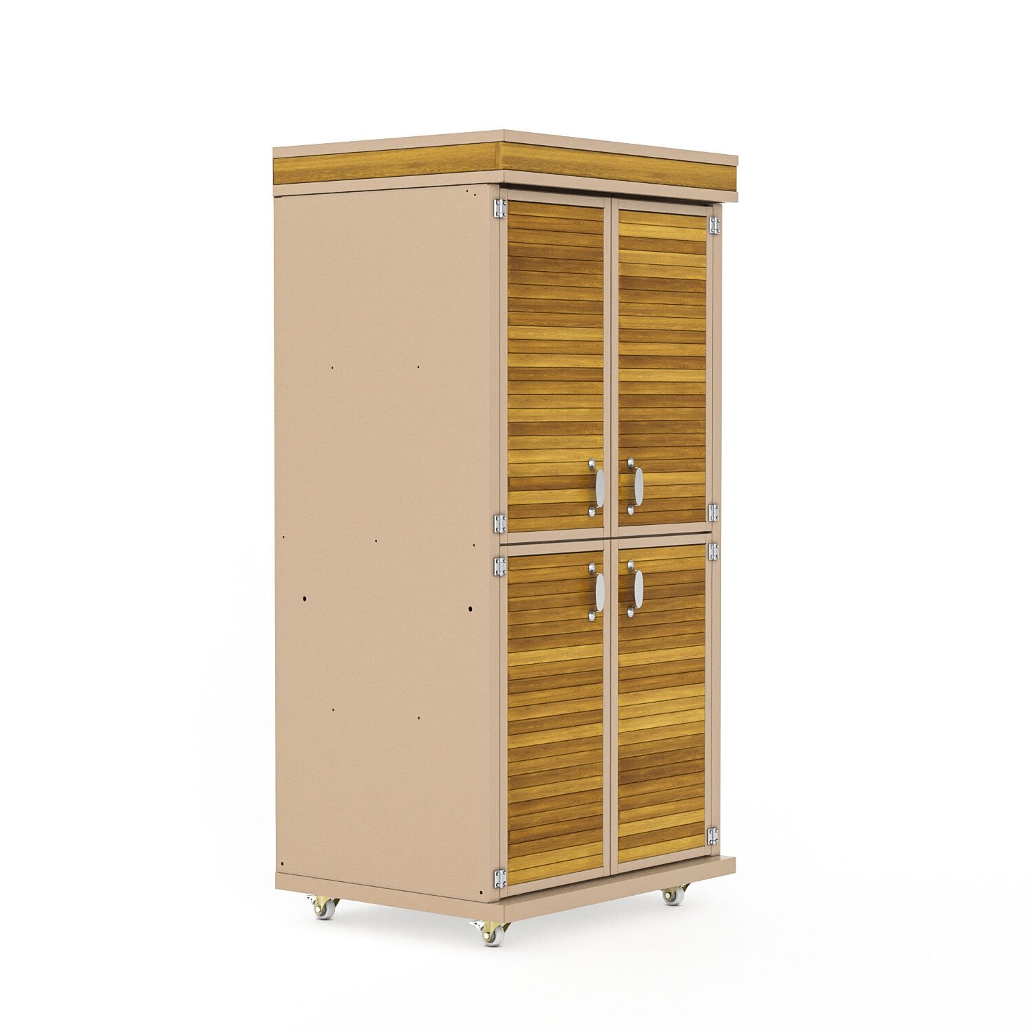 Natürel Büyük Dolap 90*186