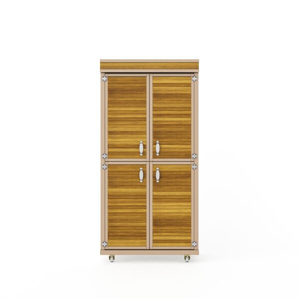 Natürel Büyük Dolap 90*186